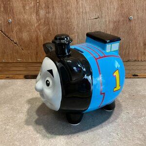 Thomas the Tank Engine 1 Blue Ceramic Piggy Bank, Raph Coin Bank